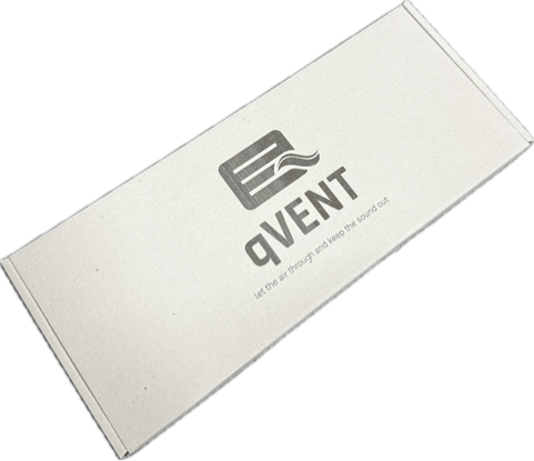 qVENT Door Vent - White - Acoustic - Tight House