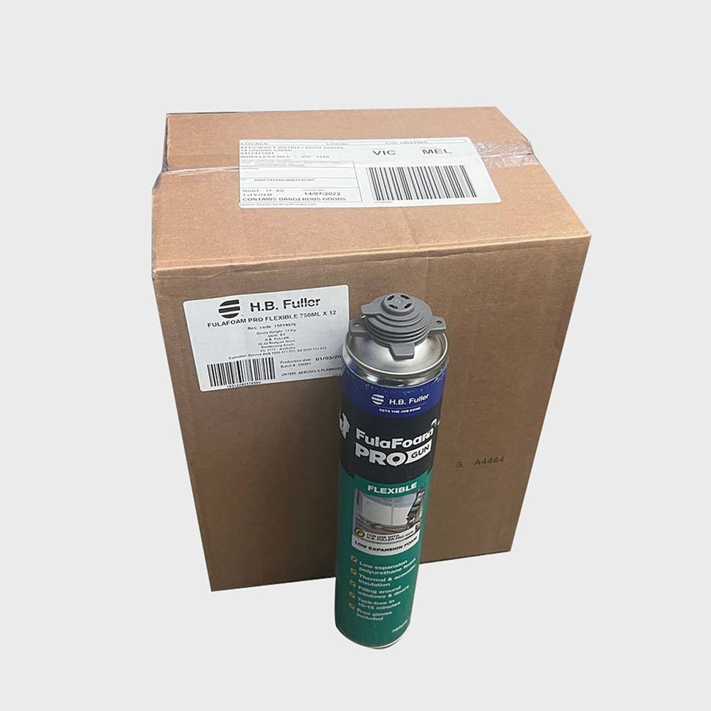 Fulafoam Low Expansion Gun-Grade Builder's Foam - 750ml (Screw Top) - Tight House