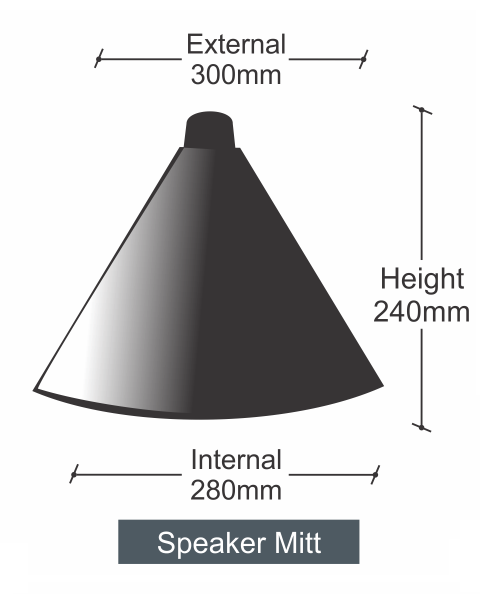 Sound Proof Speaker Cover - Tight House