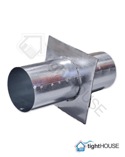 Airtight Transfer Duct 150 - Airtight Rangehood Ceiling Collar - Tight House