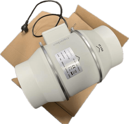EC In-line Mixed Flow Exhaust Fan 150mm - 647m3/h - Tight House