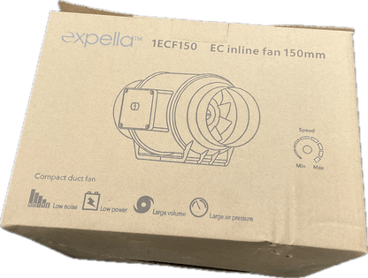 EC In-line Mixed Flow Exhaust Fan 150mm - 647m3/h - Tight House