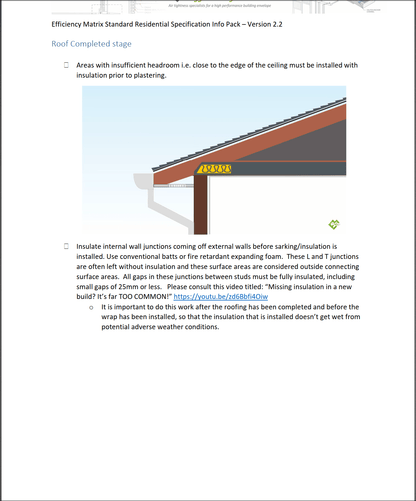 EM Standard Residential Specification Infopack (pdf) - Tight House