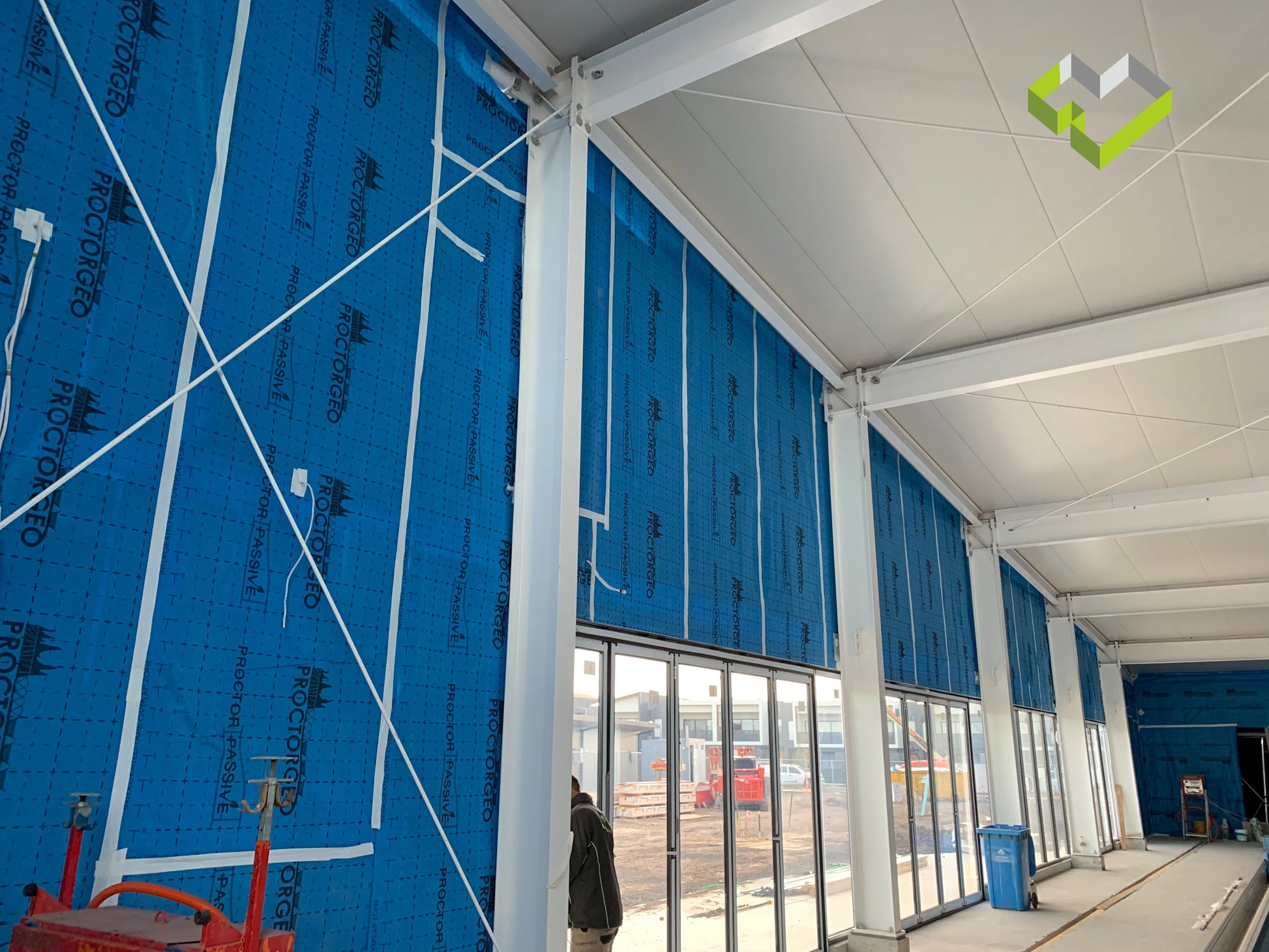 ProctorGeo Vap120 GEOVAP Internal Building Membrane - Commercial Grade Tight House ProctorGeo Vap120 GEOVAP Internal Building Membrane - Commercial Grade Tight House